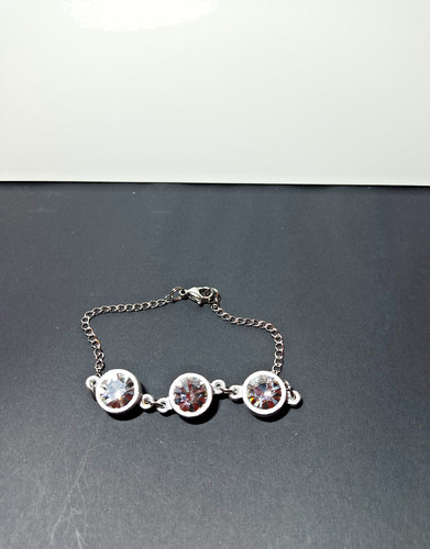 Bracciale acciaio inox con - , 3
