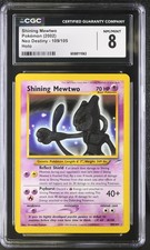 CGC 8 Shining Mewtwo 2002 Neo