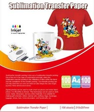 100 CARTA SUBLIMATICA A4