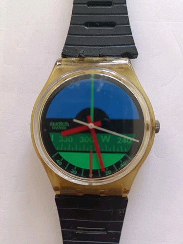 Horloge swatch maxi 1987 - horloge,