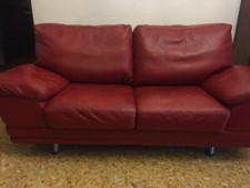 divano in pelle fiore