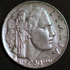 Italia 20 Centesimi 1941