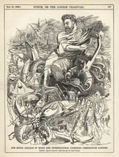 RARO CARTONE ANIMATO 1883