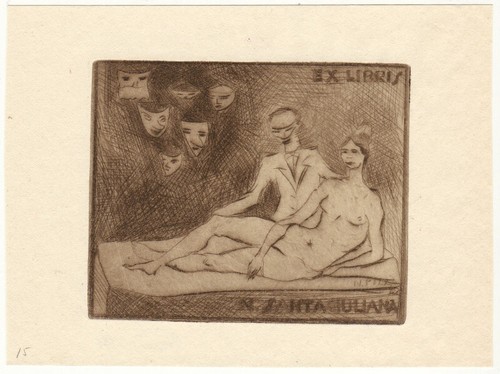 Neri pozza exlibris für n - neri,