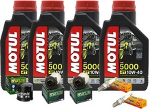KIT TAGLIANDO SUZUKI MARAUDER VZ 800 OLIO MOTUL 5100 FILTRO OLIO ARIA CANDELE