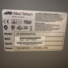 Allied Telesyn AT-8000S/24Poe