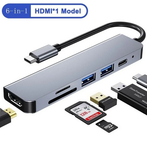 Hub usb adattatore - usb, c,adattatore