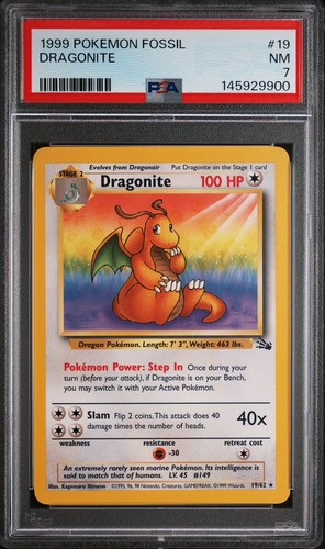Pokémon dragonite fossil - pokémon, 1999