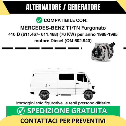 Alternatore mercedes benz - alternatore, mercedes-benz