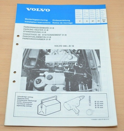 Volvo 340 b19 - 340, standheizung