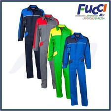 Payper PROMOTECH Tuta Da Lavoro Uomo Meccanico Professionale Bicolore con Zip