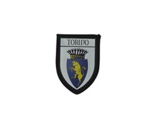 Patch toppe toppa ricamate termoadesiva bandiera stampato torino italia
