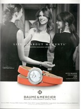 BAUME & MERCIER Pubblicità 1 pagina 2016 OROLOGIO ACIER 44 DIAMANTS  