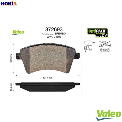 Set pastiglie freno - set, a