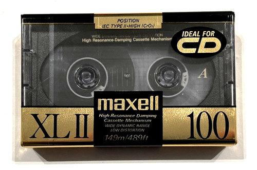 Maxell xlii 100 audiocassetta - maxell,