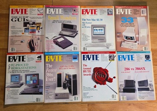 Lotto byte magazine 1989 - byte,