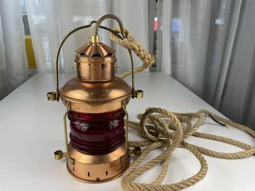 Lampada nave ottone - lampada,
