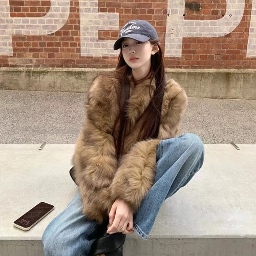 Giacca cappotto pelliccia - cappotto,