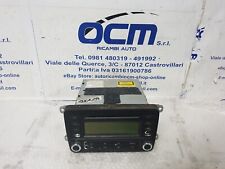 1K0035186P AUTORADIO RADIO LETTORE STEREO VW GOLF V VI PASSAT TIGUAN TOURAN ECC.