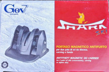 Portasci magnetico Shark SKI Gev antifurto 2 paia di sci NUOVO CON SCONTRINO