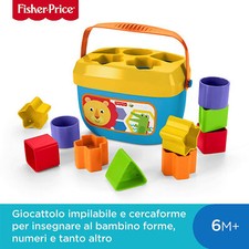 Secchiello cercaforme Fisher-Price gioco creativo per bambini 10 blocchi 2728