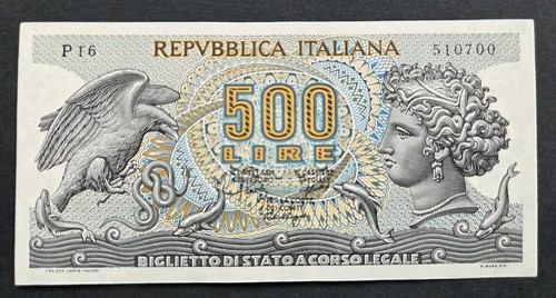 500 lire aretusa decr - 500,