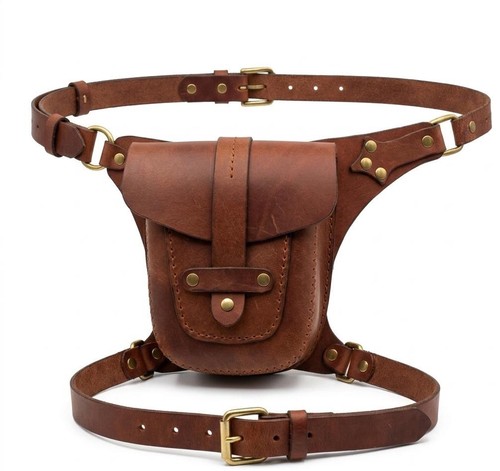 Rara borsa coscia pelle fatta