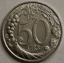50 - 100 Lire 1996-1999-1994-1998