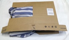 IKEA EKTORP Slipcover ABYN BLUE White Stripe  801.930.52  12096 NEVER USED