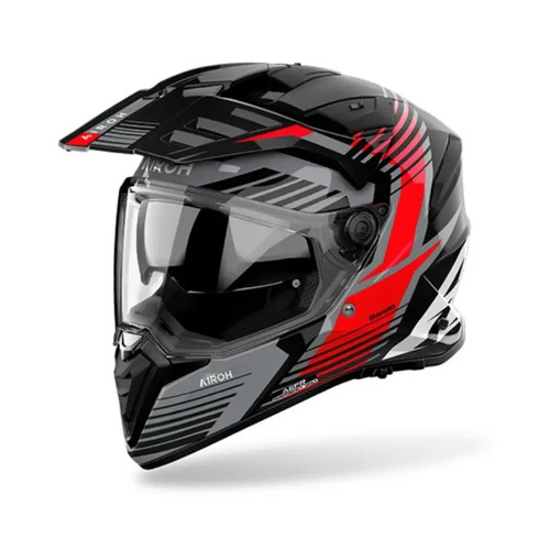 Casco airoh bandit spicy rosso - casco,