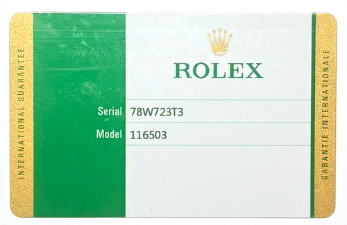 Rolex 116503 cosmograph - rolex,