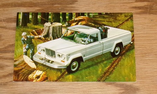 Cartolina originale 1964 jeep - originale,