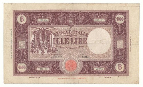1000 lire grande - (, )