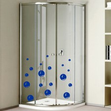 wall stickers adesivi murali bolle bollicine box doccia muri piastrelle vetri