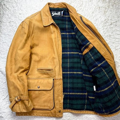 Cappotto schott pelle nabuk - schott, in