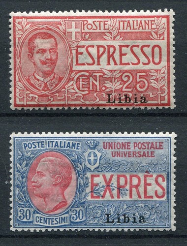 Libia 1915 espressi serie - libia,