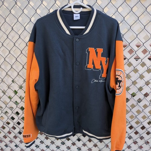 Zara patch bomber jacket new - bomber,