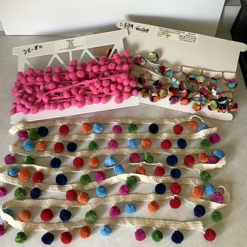 Lotto pompom frangia - pompom, trim