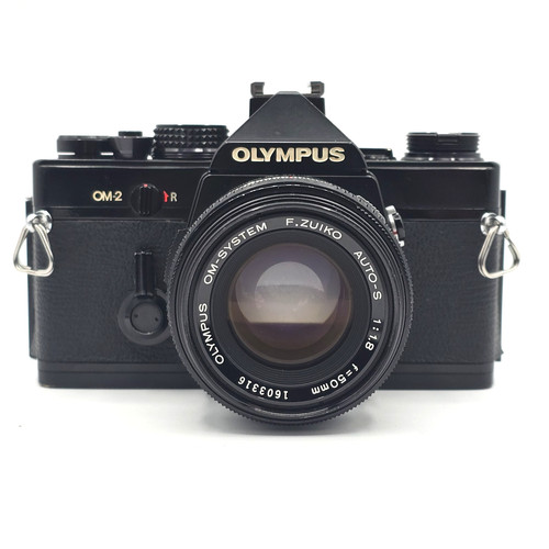 Olympus fotocamera reflex - om-2,