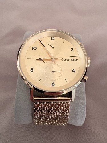 Calvin klein gold chronograph - calvin,