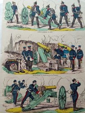 Litografia Antica Combats