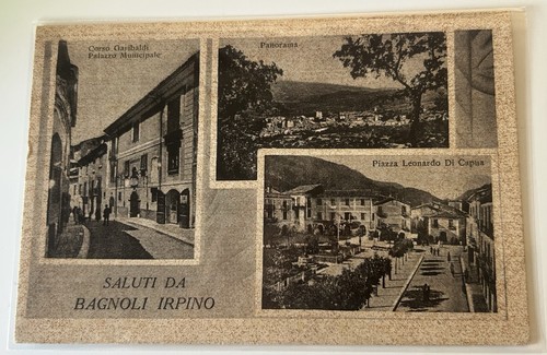 Cartolina saluti bagnoli - da,
