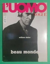 L'UOMO VOGUE ITALIA magazine October 2002 Ottobre 334 BRUCE WEBER WILLEM DAFOE