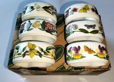 New Set 6 Portatovaglioli PORTMEIRION BOTANIC GARDEN Ceramic Napkin ring in Box 