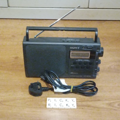 Sony icf m760l radio bande - 3,