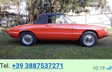 Capote Alfa Romeo Spider Duetto Prima Serie Osso Di Seppia 
