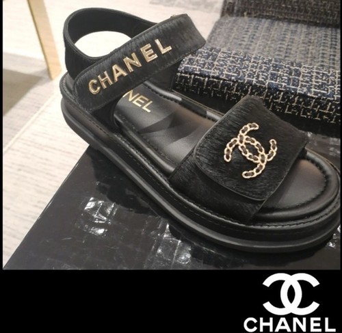 Sandali chanel papà - papÀ, oro