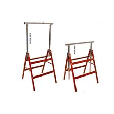 2x Cavalletto da lavoro telescopico altezza regolabile 81-130cm cavalletti 150kg