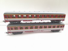 LIMA H0 COPPIA CARROZZE OBB SNCF X NAVETTA 645 646 656 trans internazionale H0 