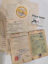 LIBRETTO  CA 20723 + F.C + PROCURA + BOLLO BIANCHI 175  * OGGETTI 4 *